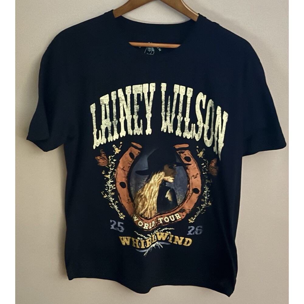 Bell Bottom Country Lainey Wilson Concert TShirt Unisex X-Large Black